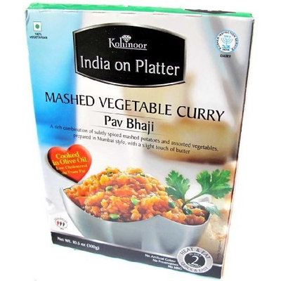 Kohinoor Heat & Eat Pav Bhaji (Mashed Veg Curry) - 10.5oz