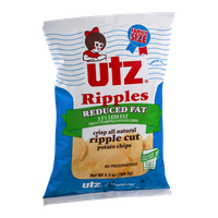Utz Ripples Reduced Fat Ripple Cut Potato Chips