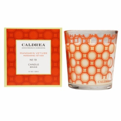 Caldrea Fragranced Candle, No 19 Mandarin Vetiver, 8.1 oz