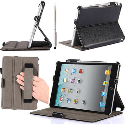 i-Blason Book Shell Stand Case Cover Apple iPad mini with Bonus Stylus