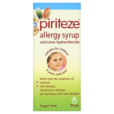 Piriteze Once A Day Allergy Syrup x 70ml