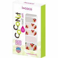 Coconut Nail Art by Incoco Nail Polish Strips, Perfect Match, 12 count