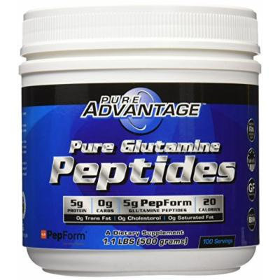 Pure Advantage Glutamine Peptides, 1.1 Pound