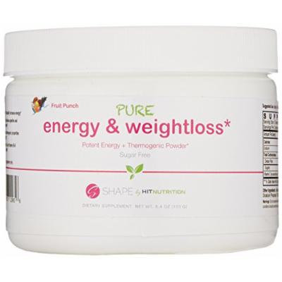 HIT Shape Energy and Weight Loss Supplement, Fruit Punch, 30 Count