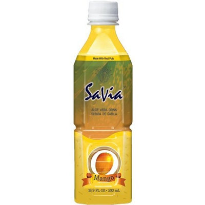 Savia Aloe Vera Drink Mango Flavor, 1.25-Pounds (Pack of 20)