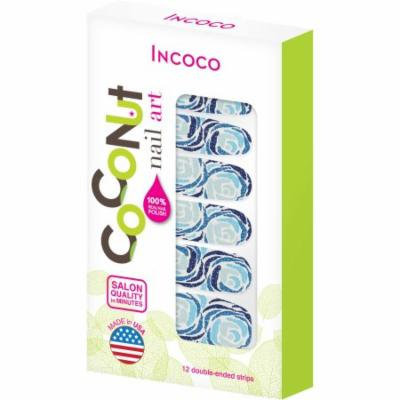 Coconut Nail Art by Incoco Nail Polish Strips, Keep Calm, 12 count