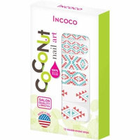 Coconut Nail Art by Incoco Nail Polish Strips, Desert Rose, 12 count