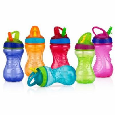 Nuby No-Spill Flip-it Cup, BPA-Free, 10 oz (Colors May Vary)