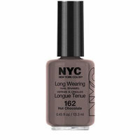 N.Y.C. New York Color Long Wearing Nail Enamel, 162 Hot Chocolate, 0.45 fl oz