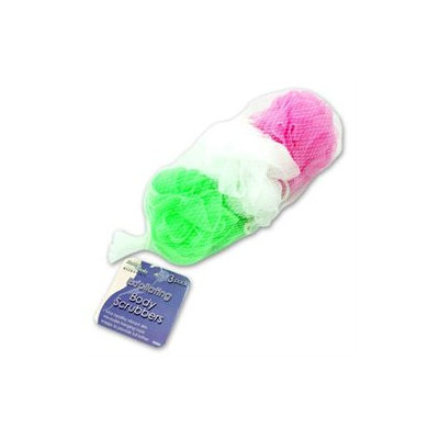 Bath & Body bath and body 3 Pack Body Scrubbers - Case of 24