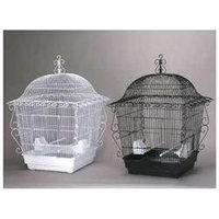 Prevue Pet Products 220W Jumbo Scrollwork Cage - White