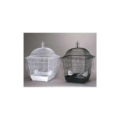 Prevue Pet Products 220W Jumbo Scrollwork Cage - White