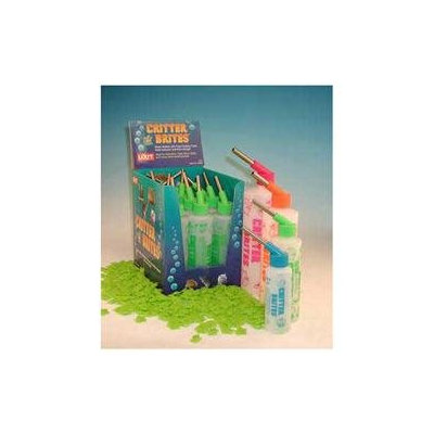 Lixit Corporation SLX0535 Critter Brites Water Bottle 12 Pack Display 8oz Colors
