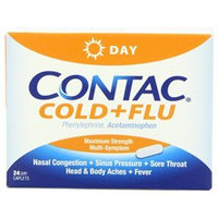 Contac Cold & Flu, Non-Drowsy Maximum Strength, Caplets