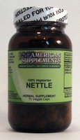 Nettles No Chinese Ingredients American Supplements 90 VCaps