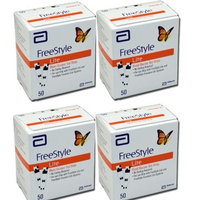 FreeStyle Lite Test Strips 200Ct. Nfrs Bundle Deal Savings (4 boxes of 50Ct = 200Ct Total)