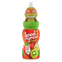 good2grow Strawberry Kiwi 6 oz. Fruit Juice with Spill-Proof TMNT SippaTop Bottle Topper