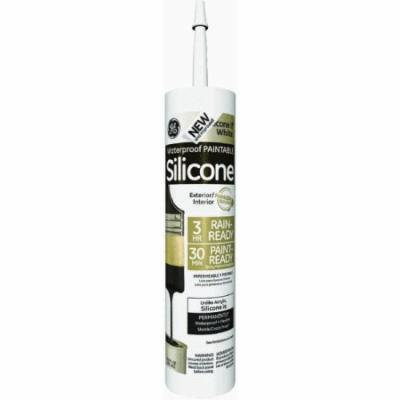 GE Paintable Flexible Silicone Sealant