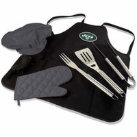 New York Jets BBQ Apron Tote Pro (Black)