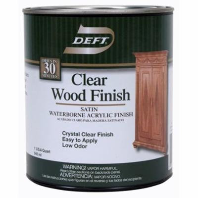 WOOD FIN CLR SATN QT