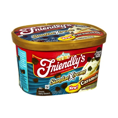 Friendly's SundaeXtreme Caramelot Frozen Dairy Dessert