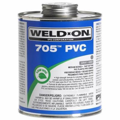 PVC GRY MED1/4PT VOC