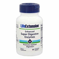 Life Extension - Enhanced Super Digestive Enzymes - 60 Vegetarian Capsules