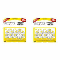 (Pack of 48) Rayovac Size 10 Long Lasting Hearing Aid Batteries - EXP10/2019 + FREE SHIPPING