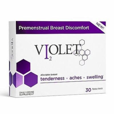 Violet - Premenstrual Breast Discomfort Daily Iodine - 30 Tablets
