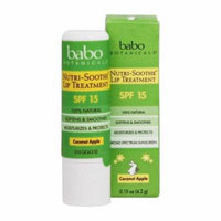 Babo Botanicals - Nutri-Soothe Lip Treatment Coconut Apple 15 SPF - 0.15 oz.