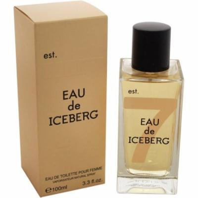 Iceberg Eau de Iceberg Pour Femme EDT Spray, 3.3 fl oz