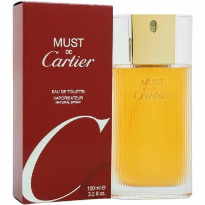 Cartier Must De Cartier EDT Spray, 3.4 oz