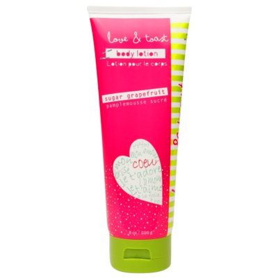 Love & Toast Body Lotion, Sugar Grapefruit, 8 oz