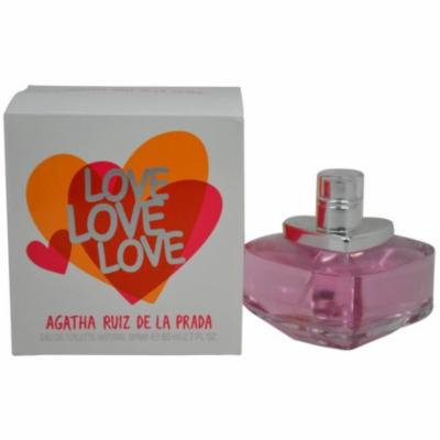 Agatha Ruiz De la Prada Love EDT Spray, 2.7 fl oz