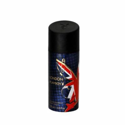 Playboy London Deodorant Body Spray 5.0 Oz / 150 Ml for Men by Playboy Fragrances