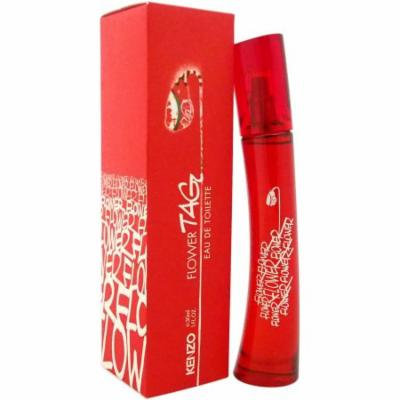 Kenzo Flower Tag for Women Eau de Toilette Spray, 1 oz