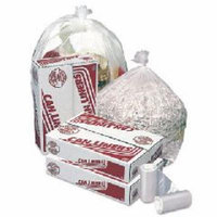 High-Density Mini-Roll Can Liners, 33 gal, 12 mic, 33 x 40, Natural Co