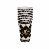 Bulk Buys Colorado Buffaloes Paper Cups Set, Case of 24