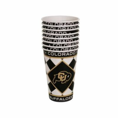 Bulk Buys Colorado Buffaloes Paper Cups Set, Case of 24