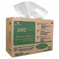 Double Recrepe Wipers, 9 1/4 x 12, White, 110/Box