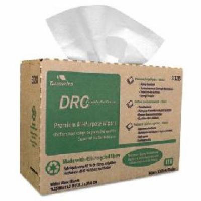 Double Recrepe Wipers, 9 1/4 x 12, White, 110/Box