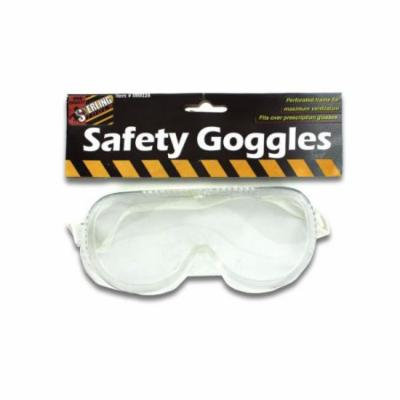 Bulk Buys Safety Goggles, Case of 24
