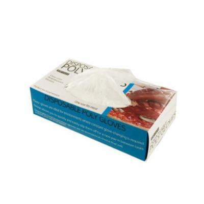 Bulk Buys Disposable Poly Gloves, Case of 4