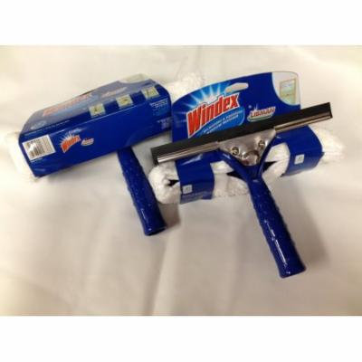 Libman Windex Microfibre & Squeegee Window Washer Microfiber 2 Pieces