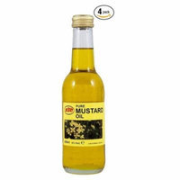 KTC Pure Mustard Oil, 8.5 Fluid Ounce (Pack of 4)