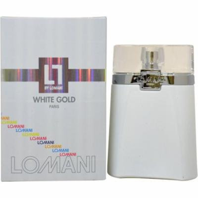Lomani White Gold Eau de Toilette Spray for Men, 3.3 fl oz