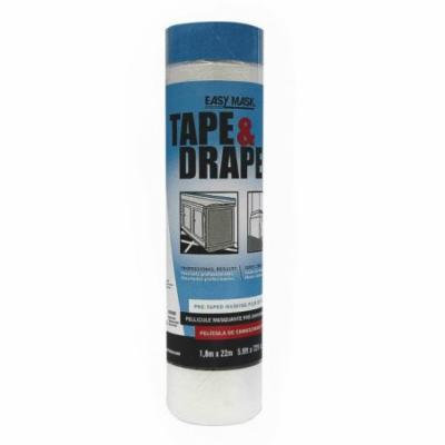 Trimaco 949660 Easy Mask Pre-Taped Drop Cloth, 72