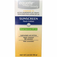 Equate Beauty Sunscreen Face Lotion, SPF 50, 2 oz