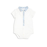 Burberry Baby's Tanner Bodysuit - Ice Blue