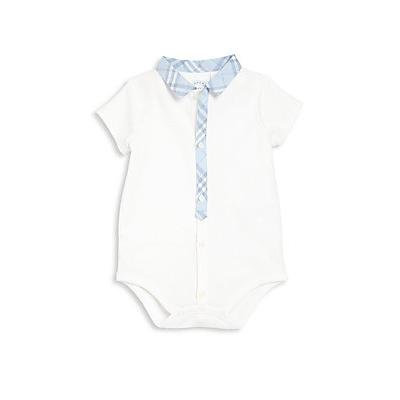 Burberry Baby's Tanner Bodysuit - Ice Blue